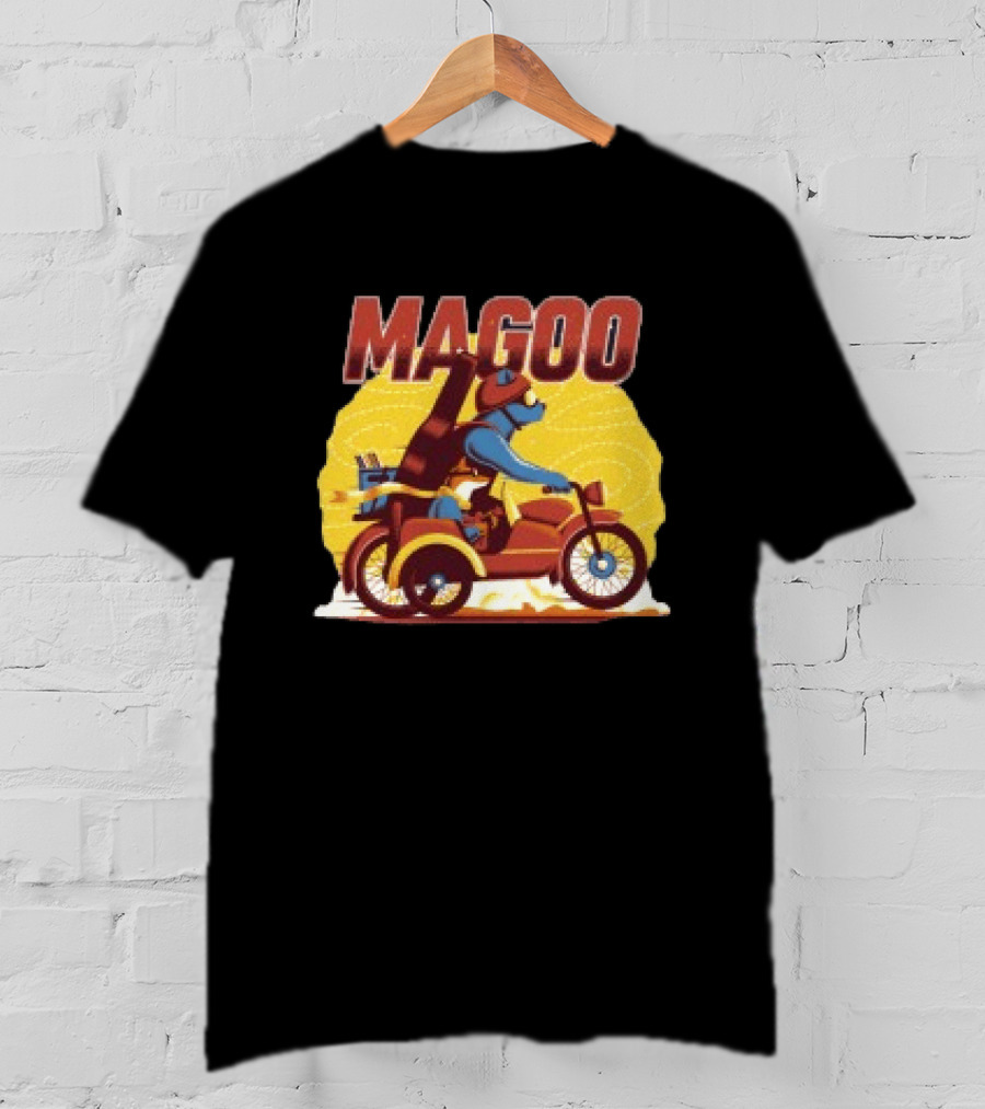 Magoo The Band Store 2026 Fall Tour Motorcycle Bear Zip Up T-Shirt