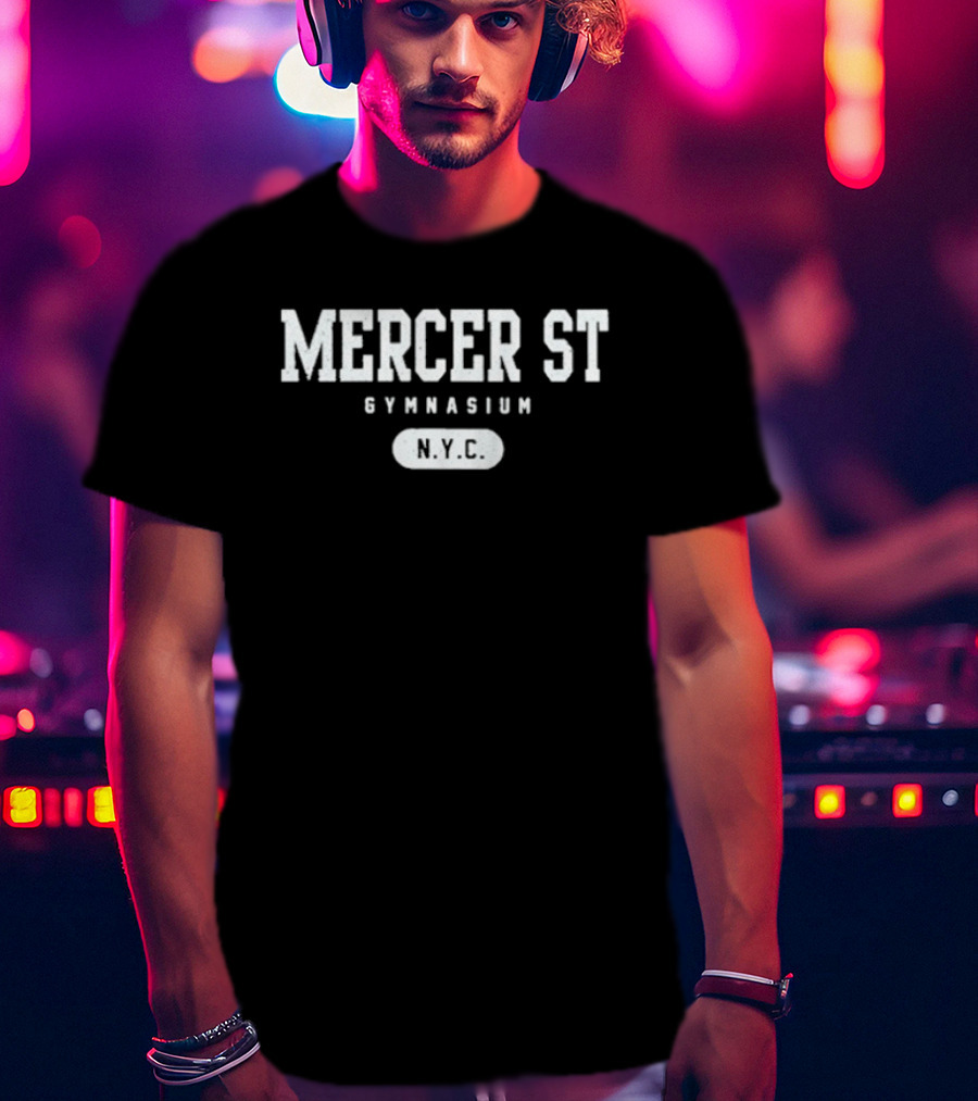 Mercer St Gymnasium NYC Vintage Athletic Club T-Shirt