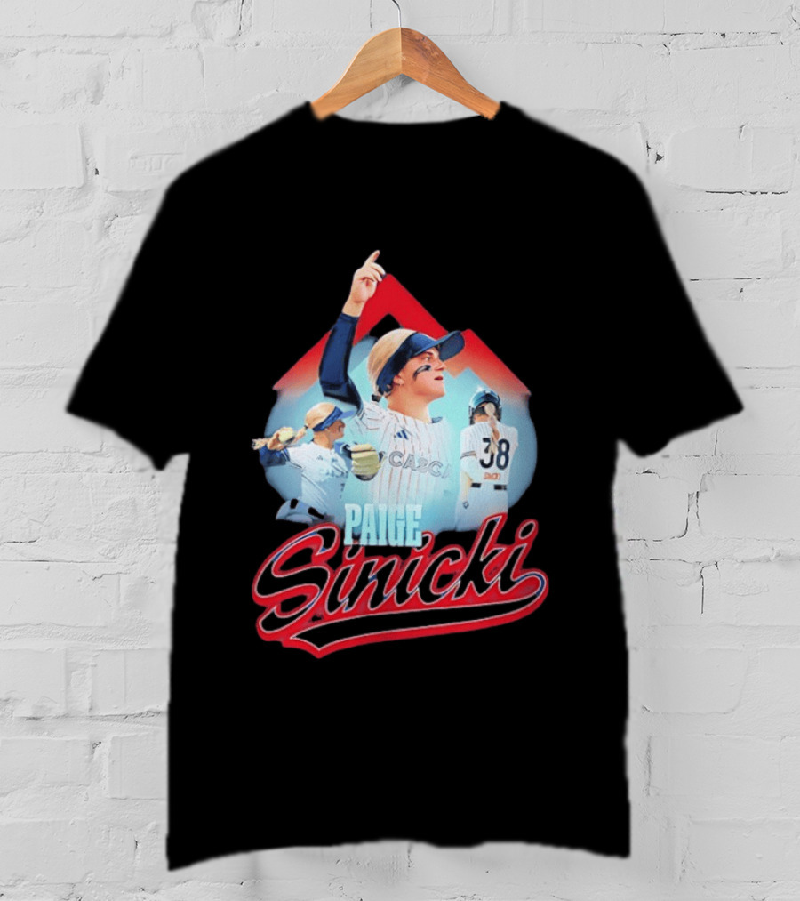 Paige Sinicki Portland Cascade Number 38 Athletic Highlight T-Shirt