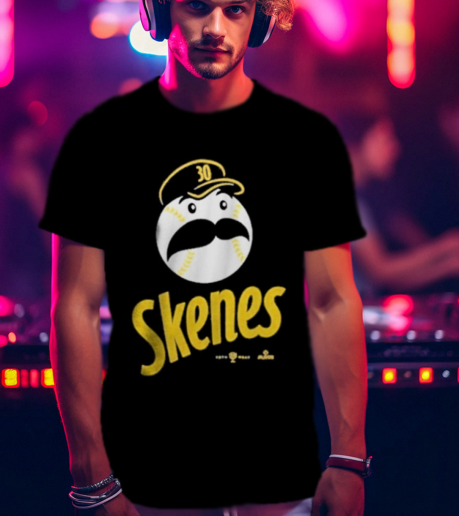 Skenes Baseball Cap Mustache Padres 30 T-Shirt