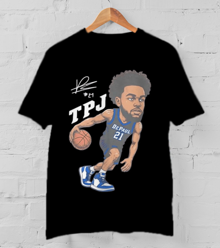 TPJ DePaul Basketball Cartoon #21 T-Shirt