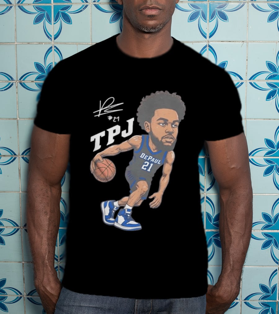 TPJ DePaul Basketball Cartoon #21 T-Shirt
