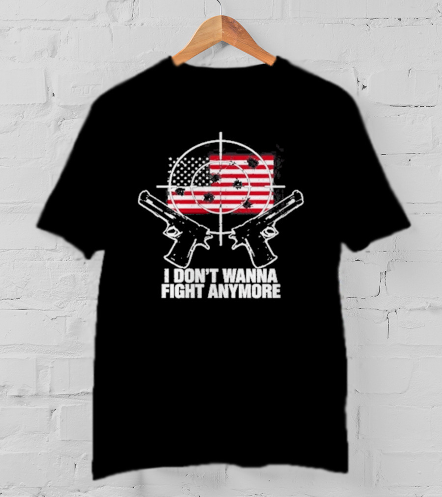 Vince Staples I Survived The 2026 Tour Political I Don't Wanna Fight Anymore Flag Target T-Shirt