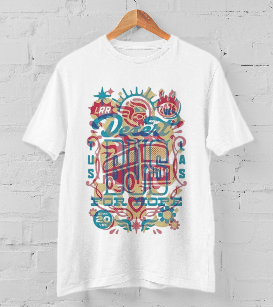 LRR Desert Bus For Hope 2026 20 Years Driven T-Shirt