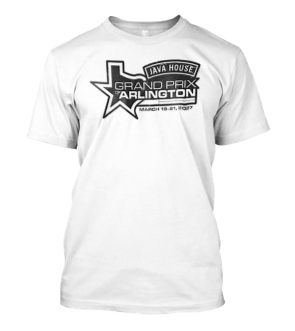 Java House Grand Prix Arlington Texas 2027 Racing Star T-Shirt