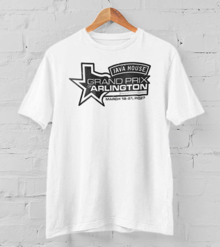 Java House Grand Prix Arlington Texas 2027 Racing Star T-Shirt