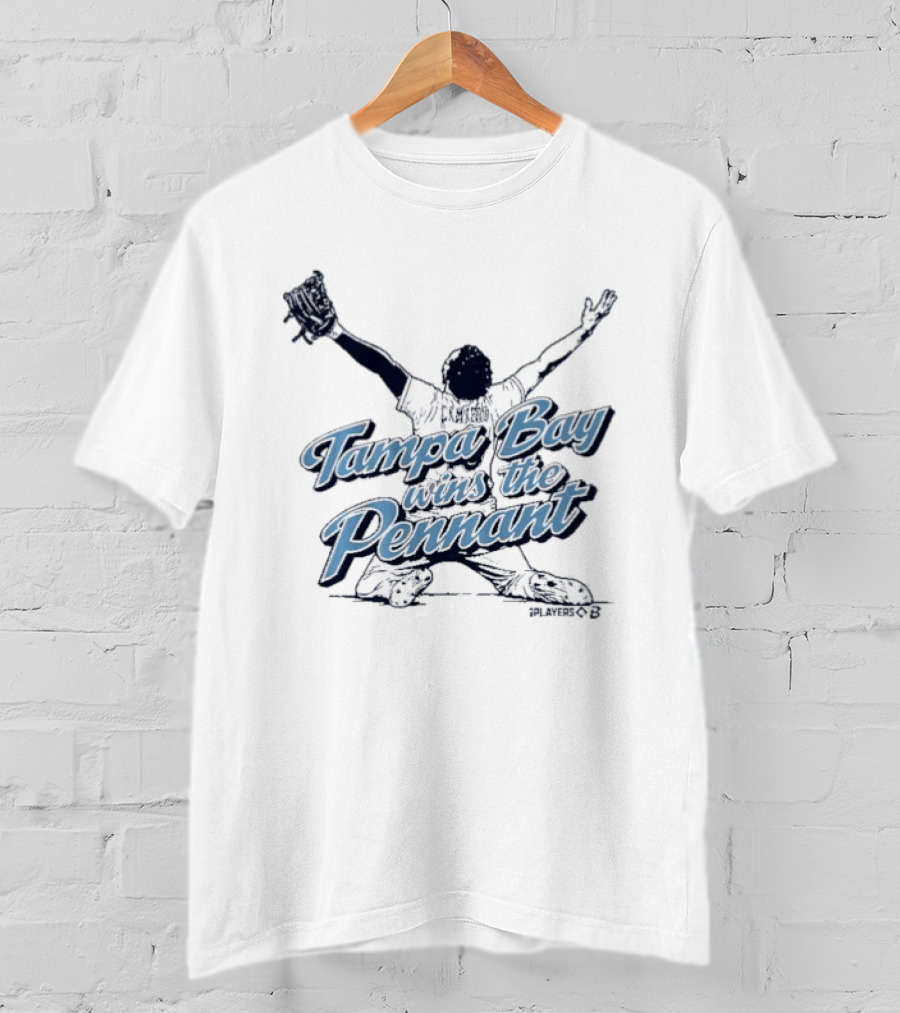 Junior Caminero Tampa Bay Wins The Pennant Iconic Celebration Pose T-Shirt