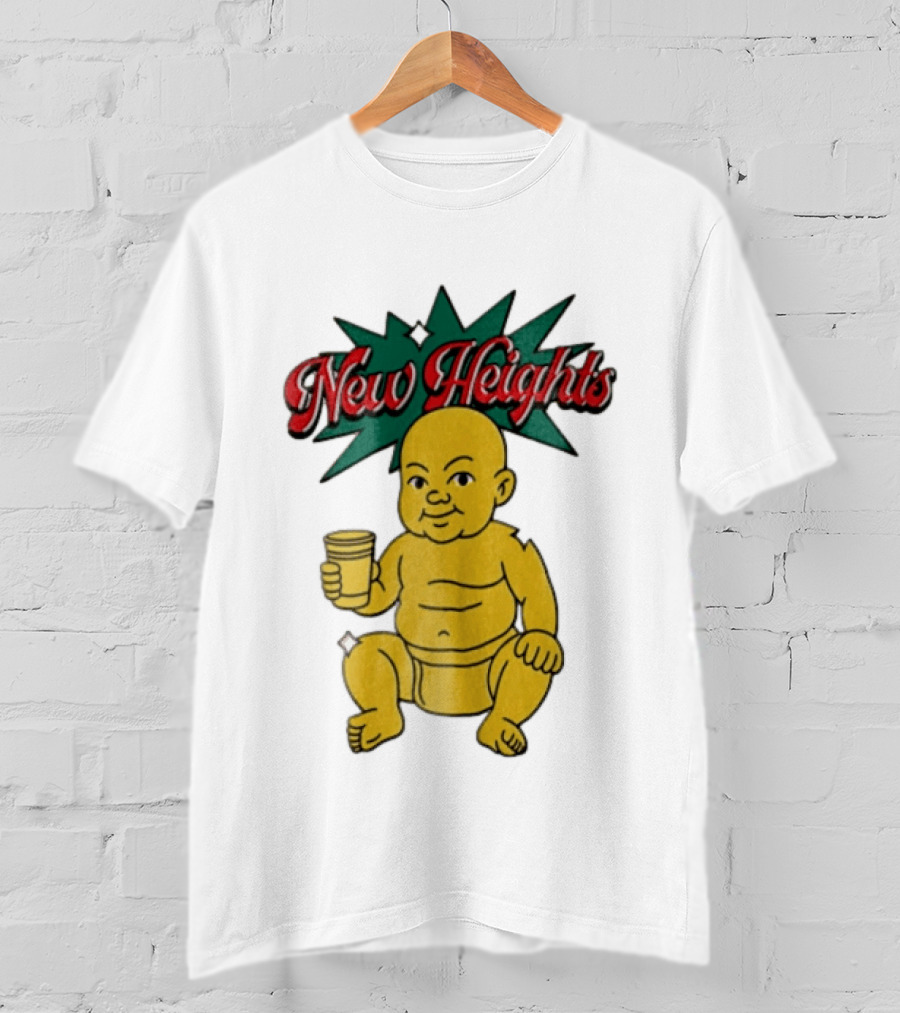 New Heights Golden Baby Drinking Cup T-Shirt