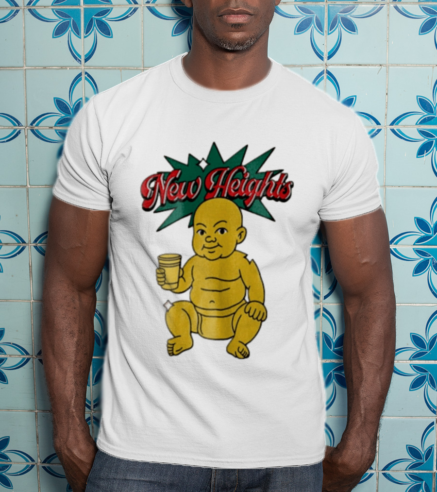 New Heights Golden Baby Drinking Cup T-Shirt