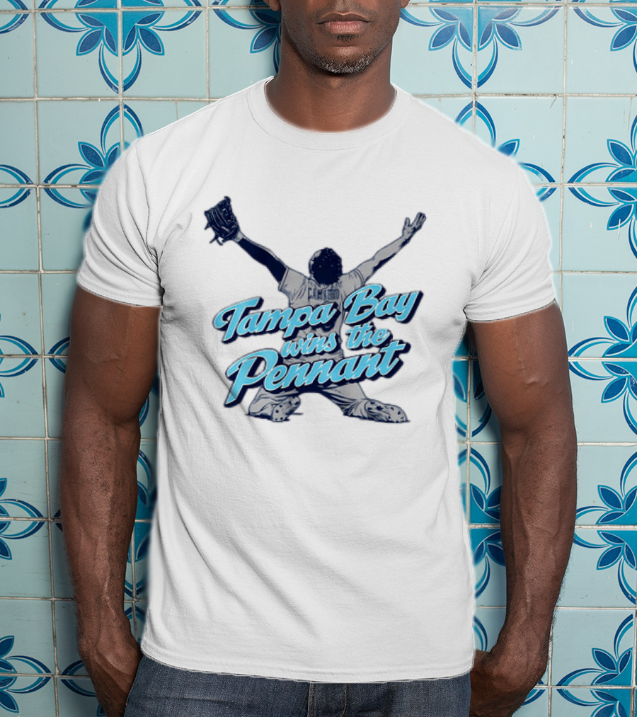 Tampa Bay Wins The Pennant Celebration Victory Iconic Sports Moment T-Shirt