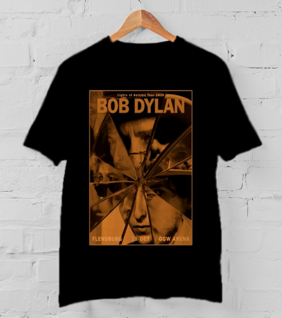 Bob Dylan Lights Of Autumn Tour 2026 Flensburg 23 Oct GGW Arena T-Shirt