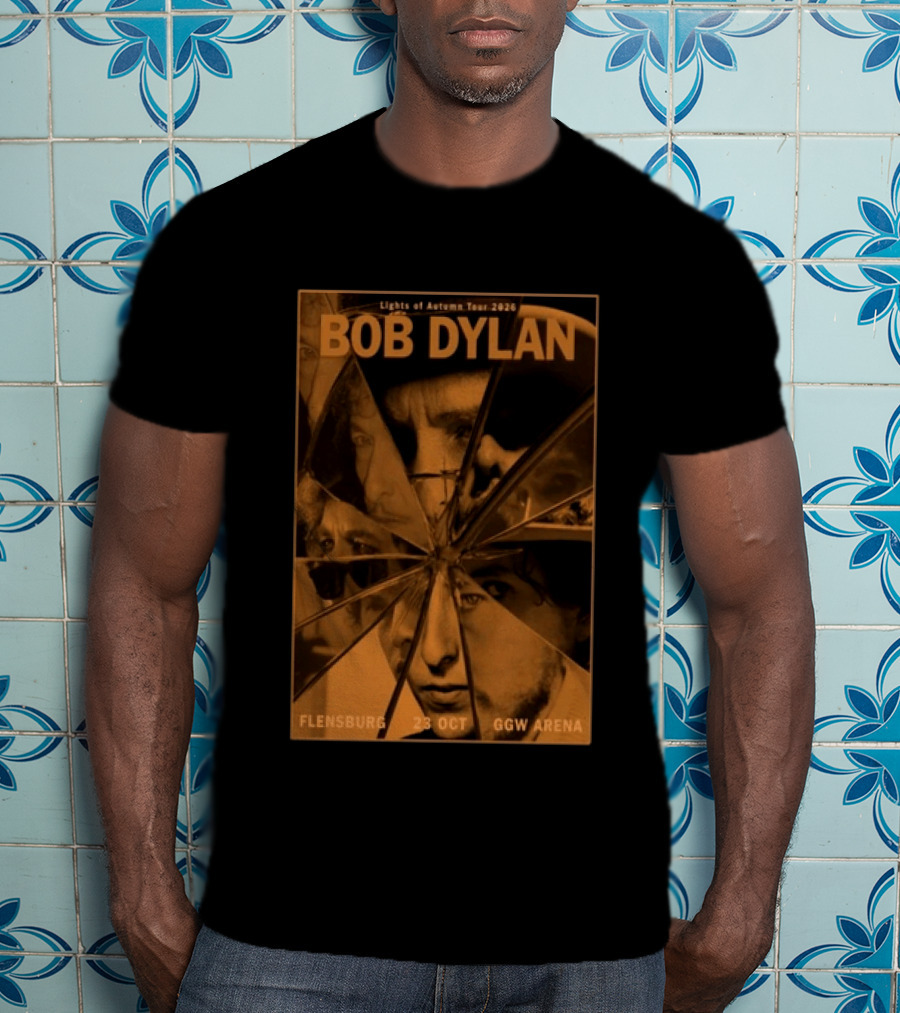 Bob Dylan Lights Of Autumn Tour 2026 Flensburg 23 Oct GGW Arena T-Shirt