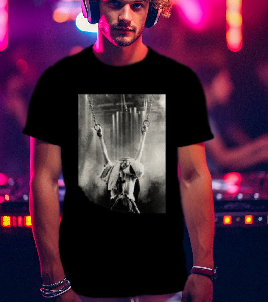 Work Store Mother Of Angels Religious Symbolism Chains Image T-Shirt