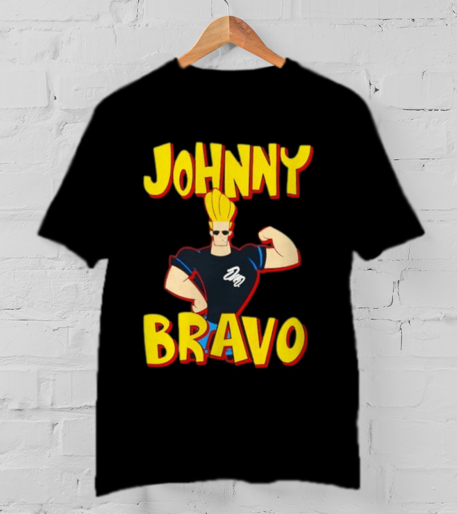 Johnny Bravo Cartoon Classic Character Pose T-Shirt