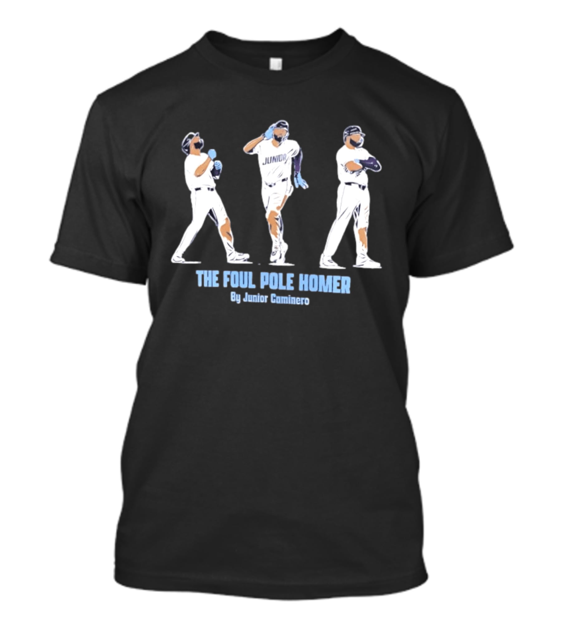 Junior Caminero The Foul Pole Homer Tampa Bay Rays T-Shirt