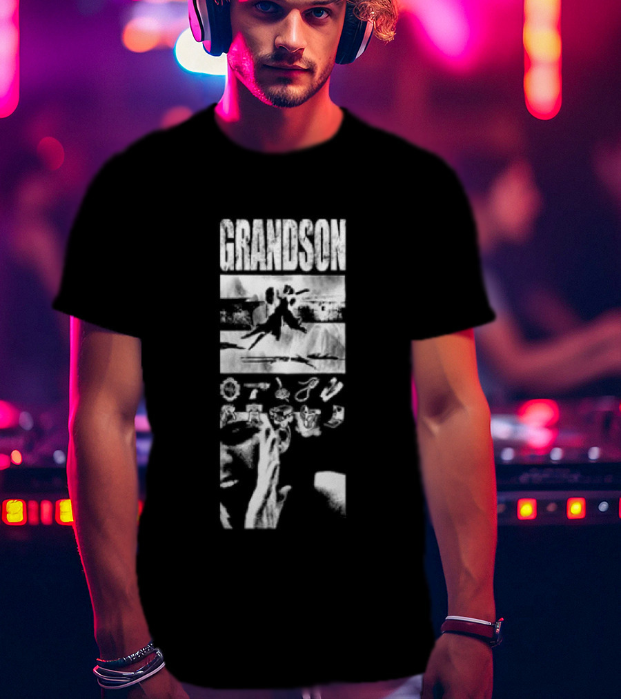 Grandson Inertia Fall 2025 Tour Dates Cities Locations T-Shirt