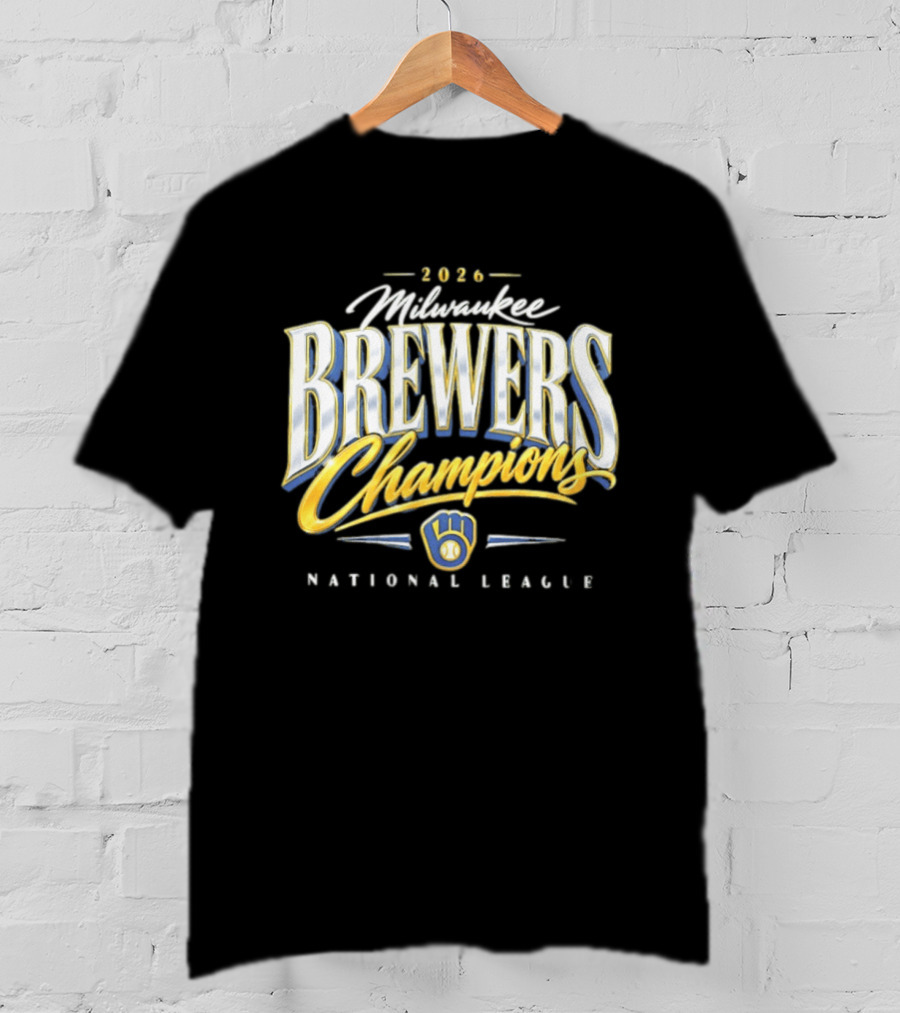 Milwaukee Brewers 2026 National League Champions T-Shirt