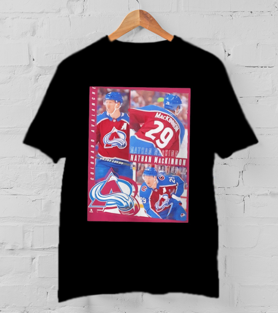 Colorado Avalanche Nathan MacKinnon 29 All For One T-Shirt