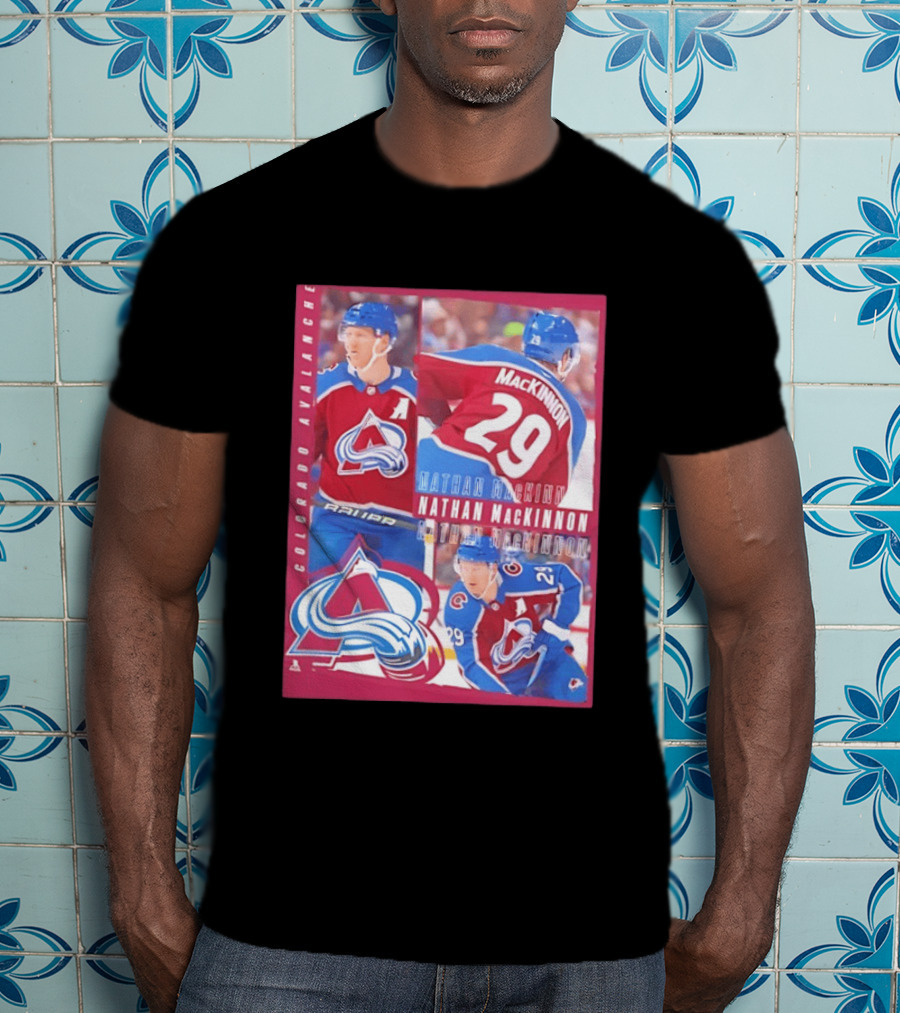 Colorado Avalanche Nathan MacKinnon 29 All For One T-Shirt