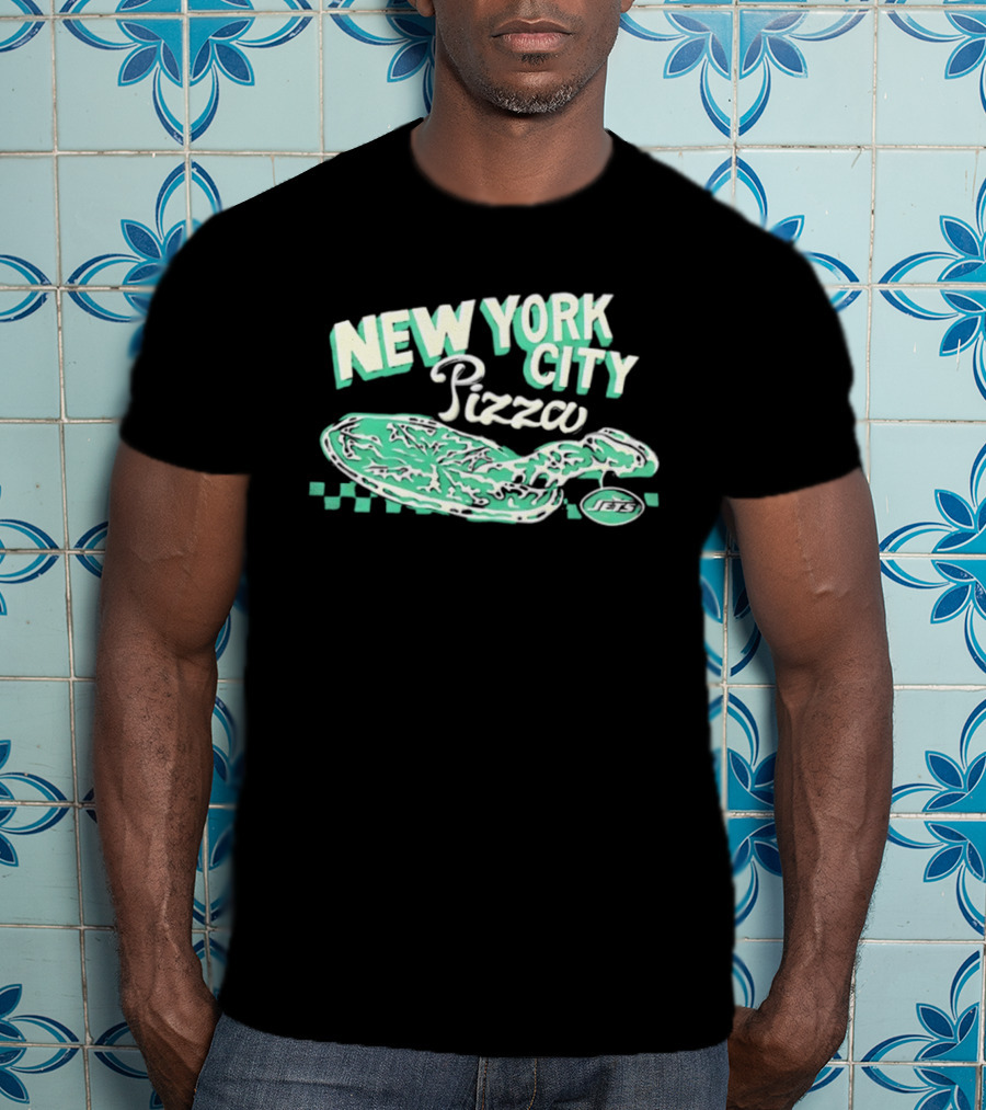 New York City Pizza Jets NFL Team Fans T-Shirt