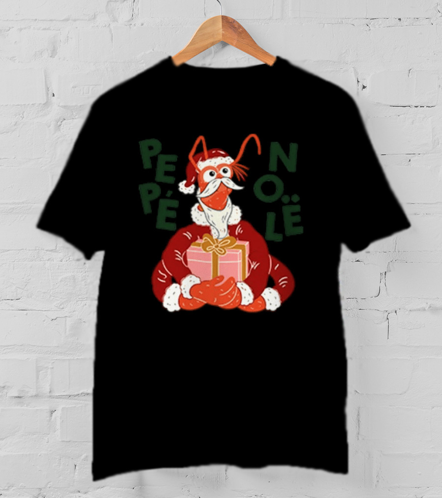 Pepe Noël Santa Claus Christmas Gift Cartoon T-Shirt