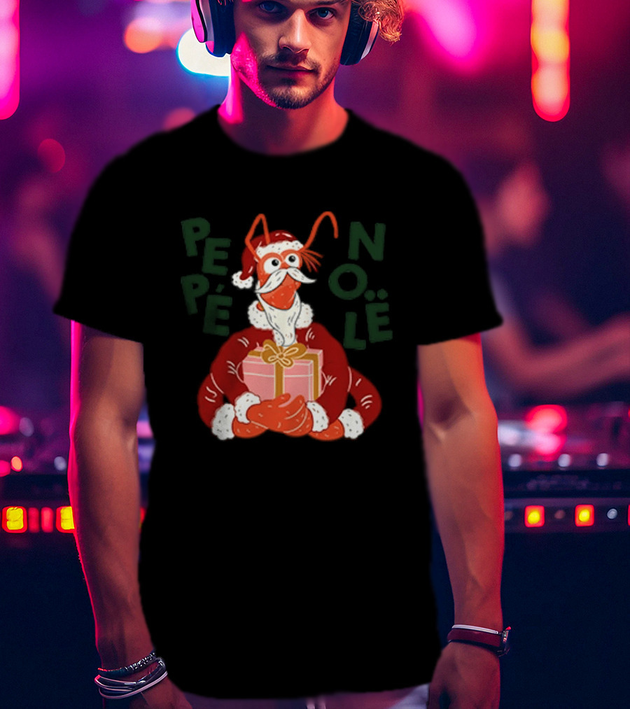Pepe Noël Santa Claus Christmas Gift Cartoon T-Shirt