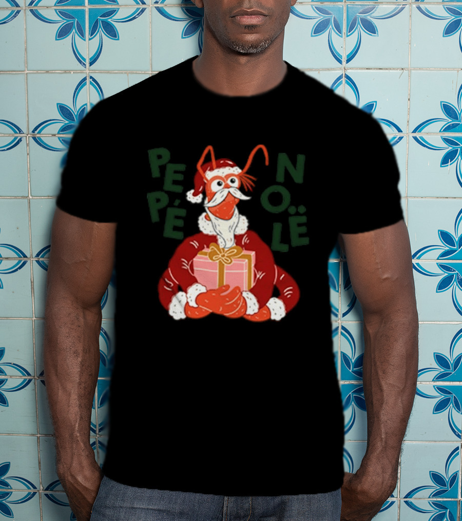 Pepe Noël Santa Claus Christmas Gift Cartoon T-Shirt