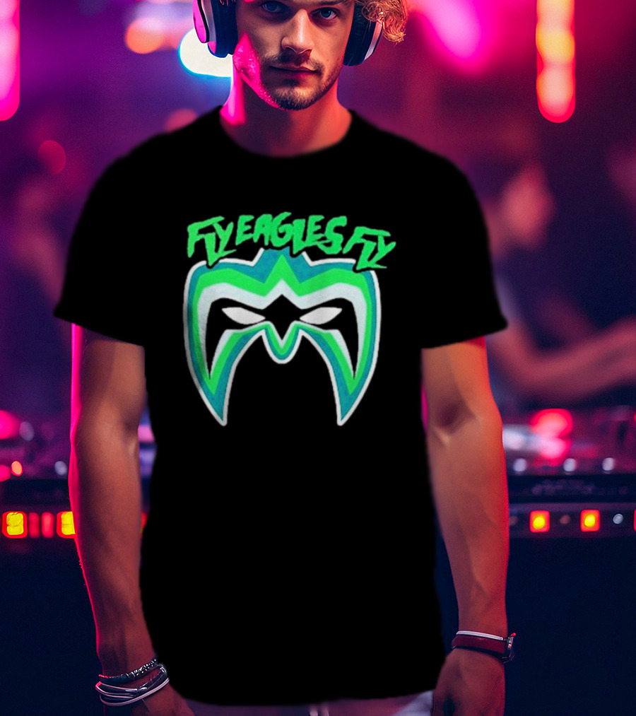 Philadelphia Eagles Fly Eagles Fly Warrior Mask T-Shirt