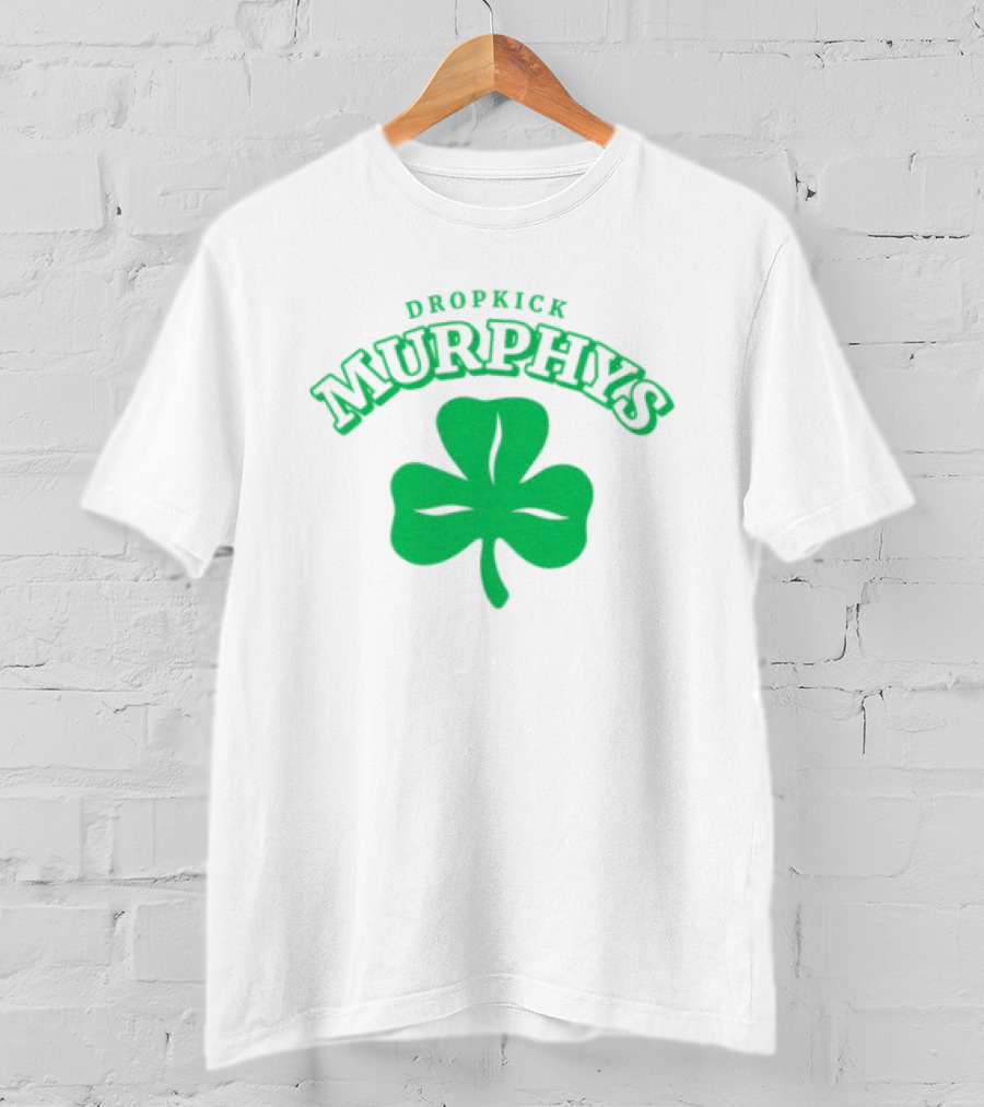 Dropkick Murphys Shamrock Symbol With Band Name T-Shirt