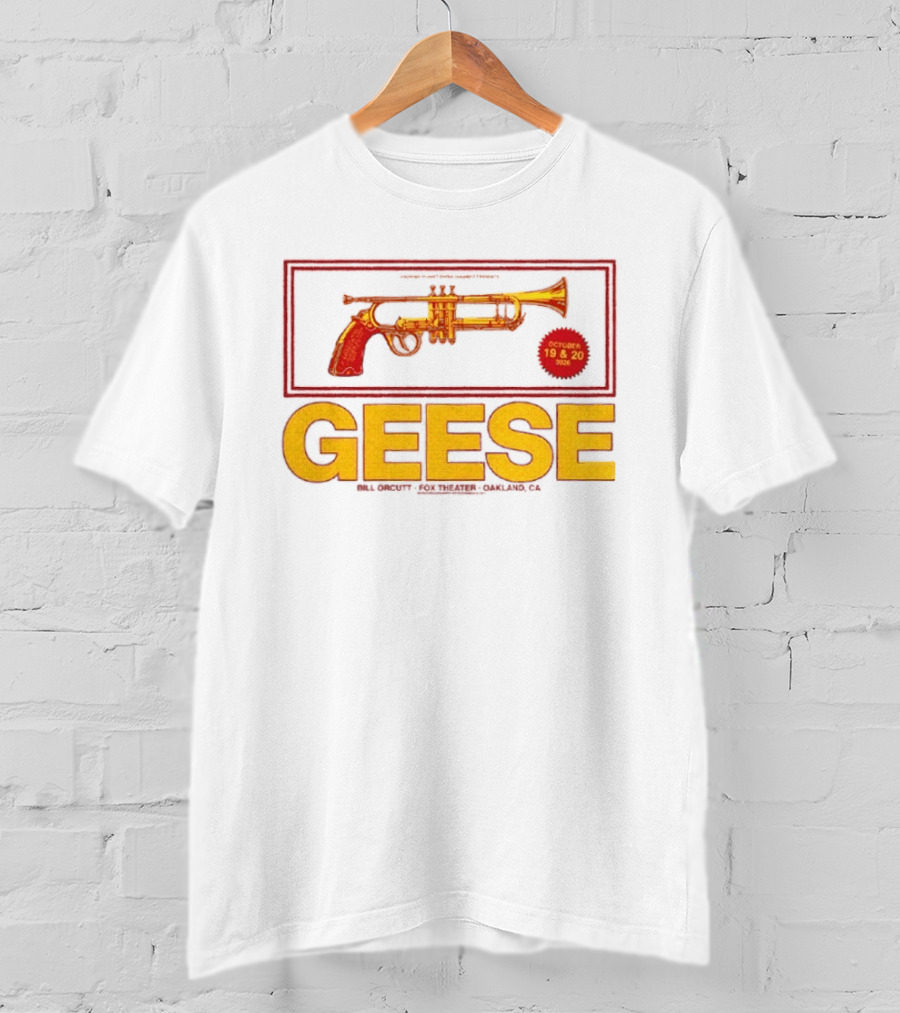 Geese Band Oakland CA Fox Theatre Event October 19 20 2026 T-Shirt
