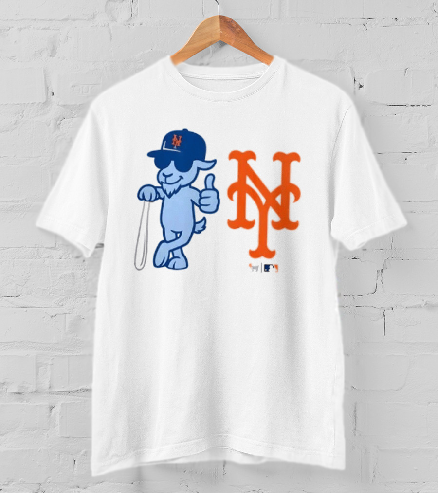GOAT USA New York Mets Baseball Fan Gear T-Shirt