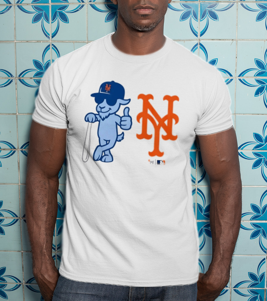 GOAT USA New York Mets Baseball Fan Gear T-Shirt