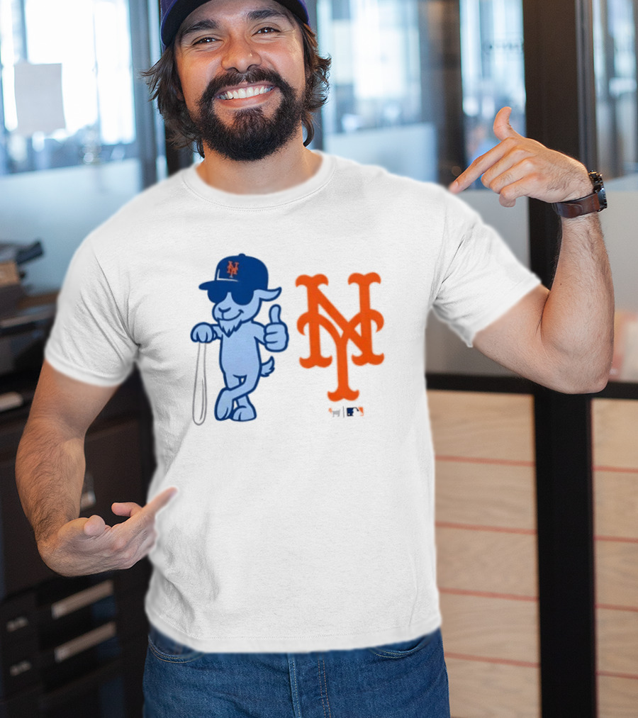 GOAT USA New York Mets Baseball Fan Gear T-Shirt