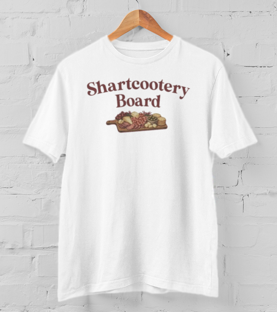 Shartcootery Board Meat Cheese Crackers Olives T-Shirt