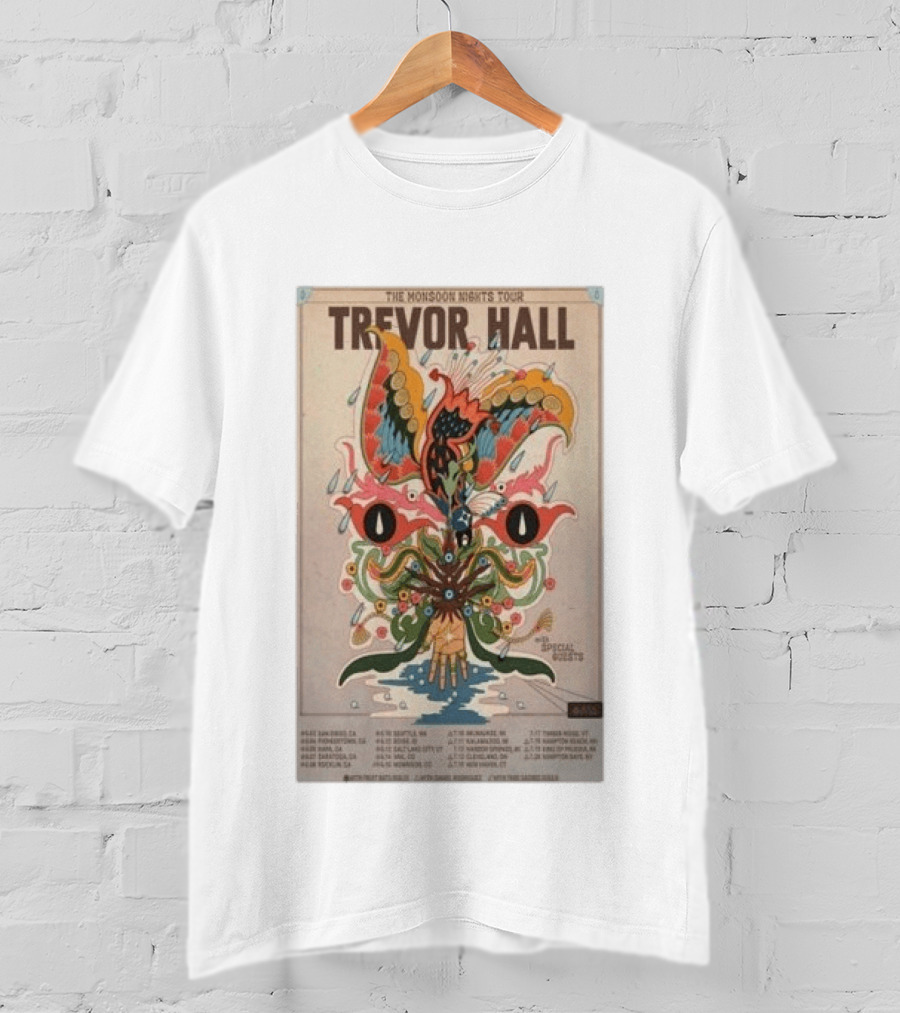 Trevor Hall The Monsoon Nights 2025 Tour Special Guests T-Shirt