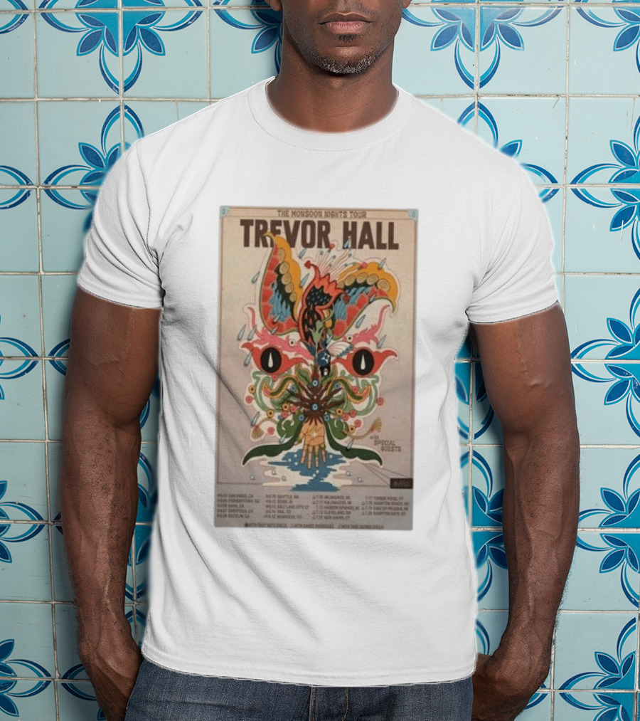 Trevor Hall The Monsoon Nights 2025 Tour Special Guests T-Shirt