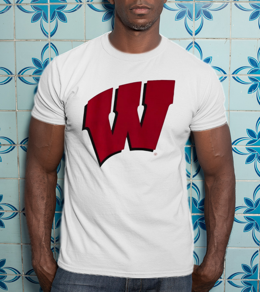 Wisconsin Badgers Red Motion W T-Shirt