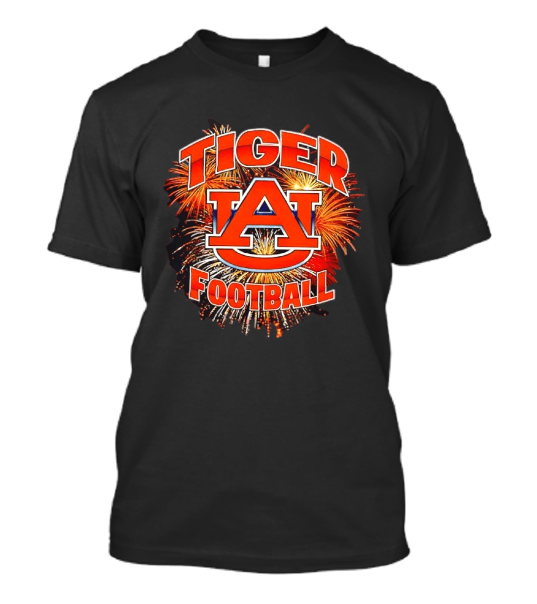 Tiger Auburn University Football Fireworks Celebration T-Shirt