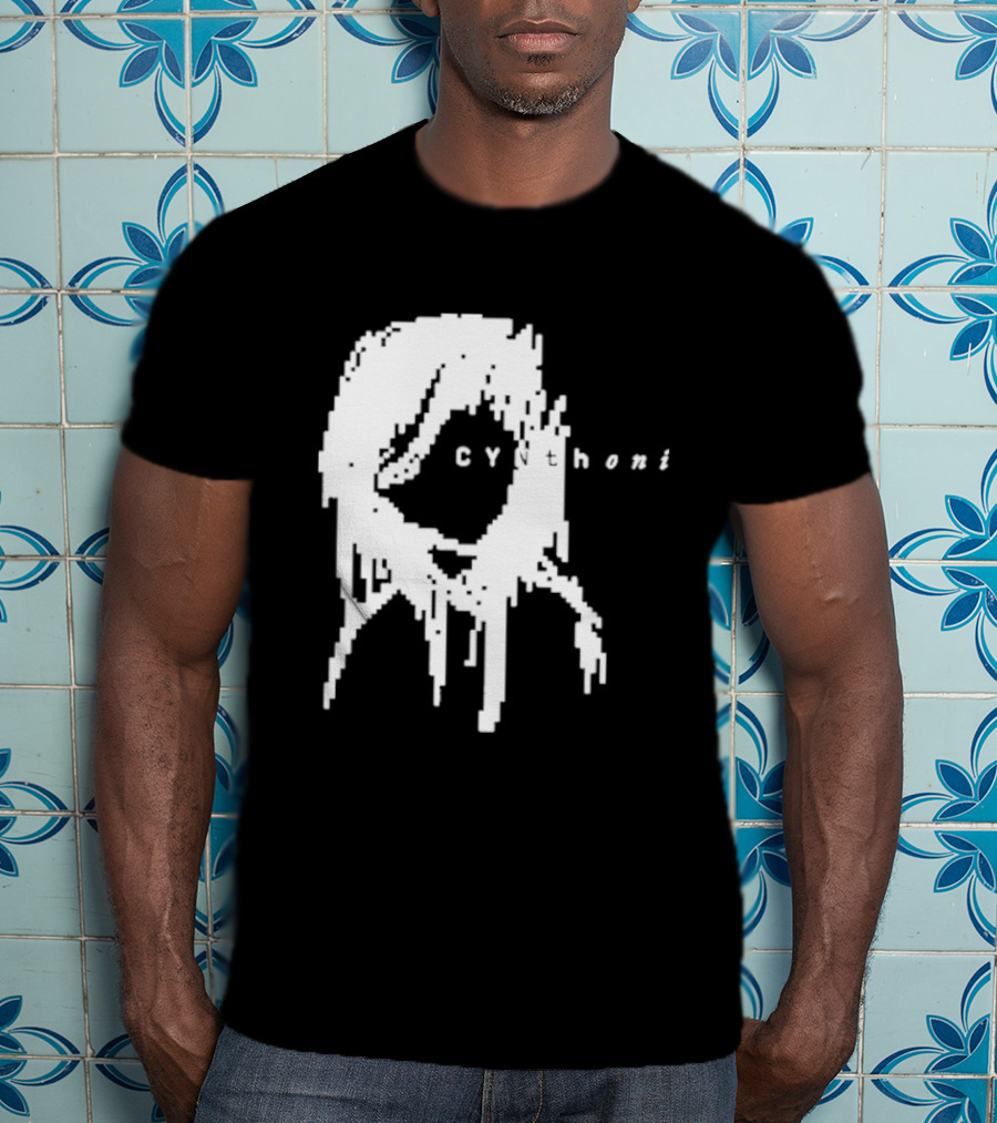 Cynthoni Pixel Distorted T-Shirt