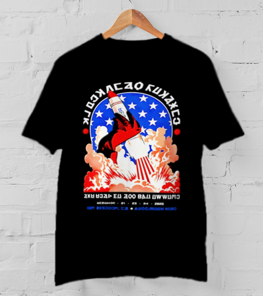 MCR LA My Chemical Romance October 21 23 2026 Los Angeles Rocket Star Explosion T-Shirt