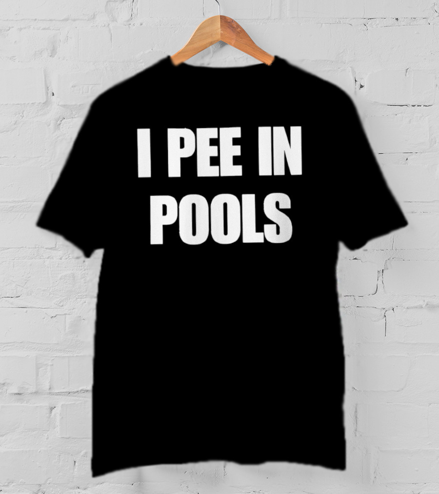 Pool Humor I Pee In Pools Swimming Joke T-Shirt