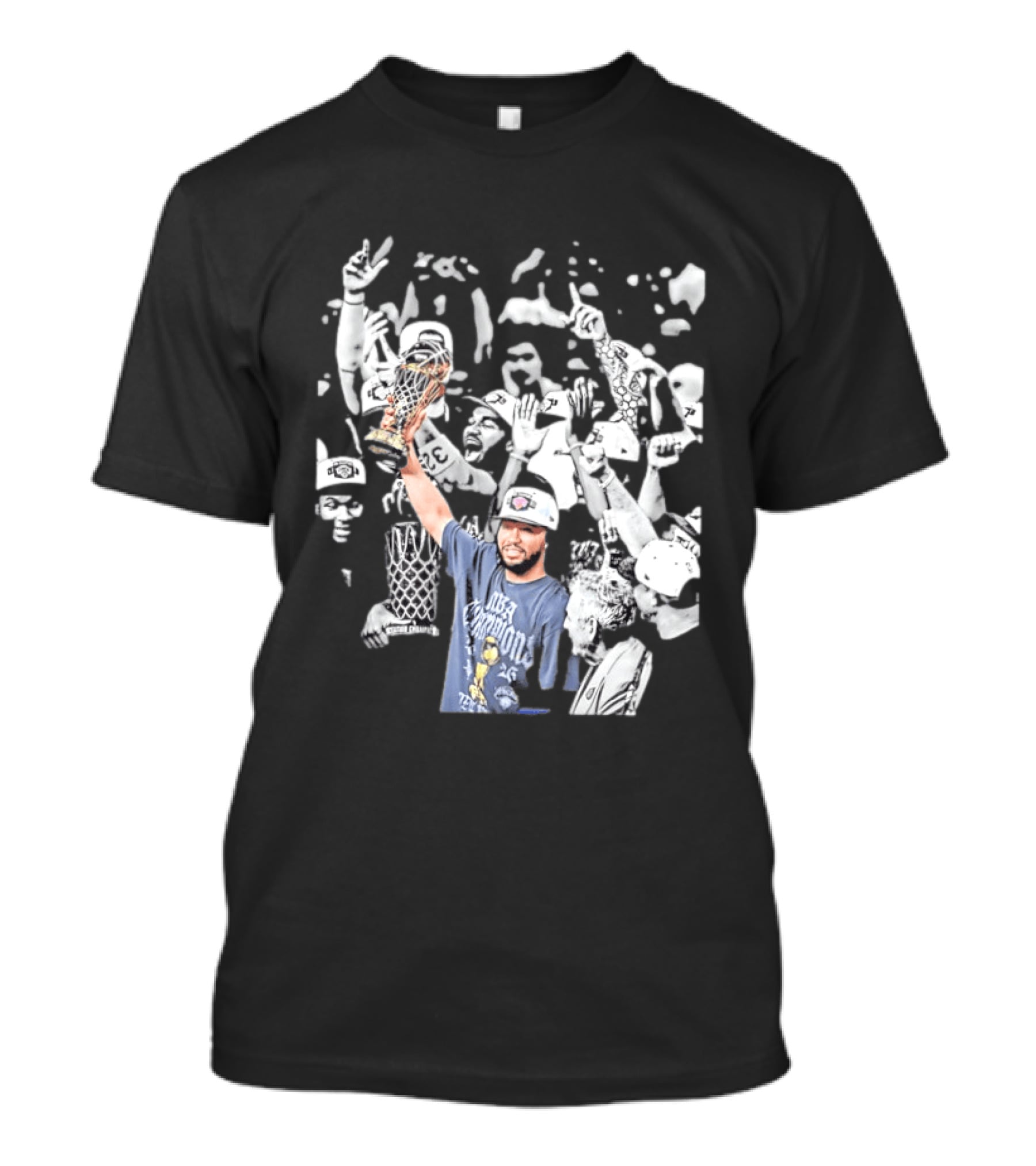 New York Knicks Jalen Brunson 2026 NBA Trophy Victory Celebration T-Shirt