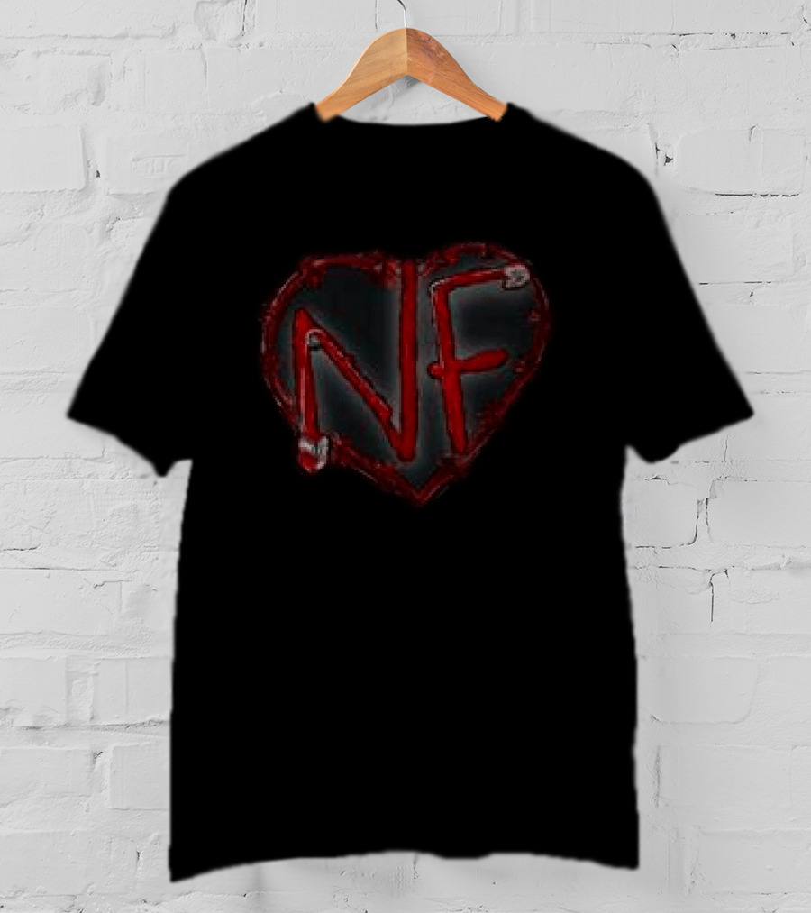 Noah Finnce NF Barbed Wire Heart T-Shirt