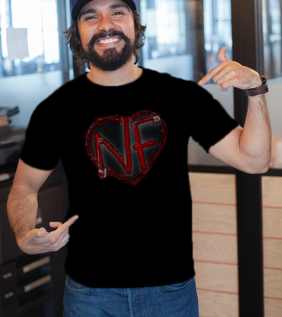 Noah Finnce NF Barbed Wire Heart T-Shirt