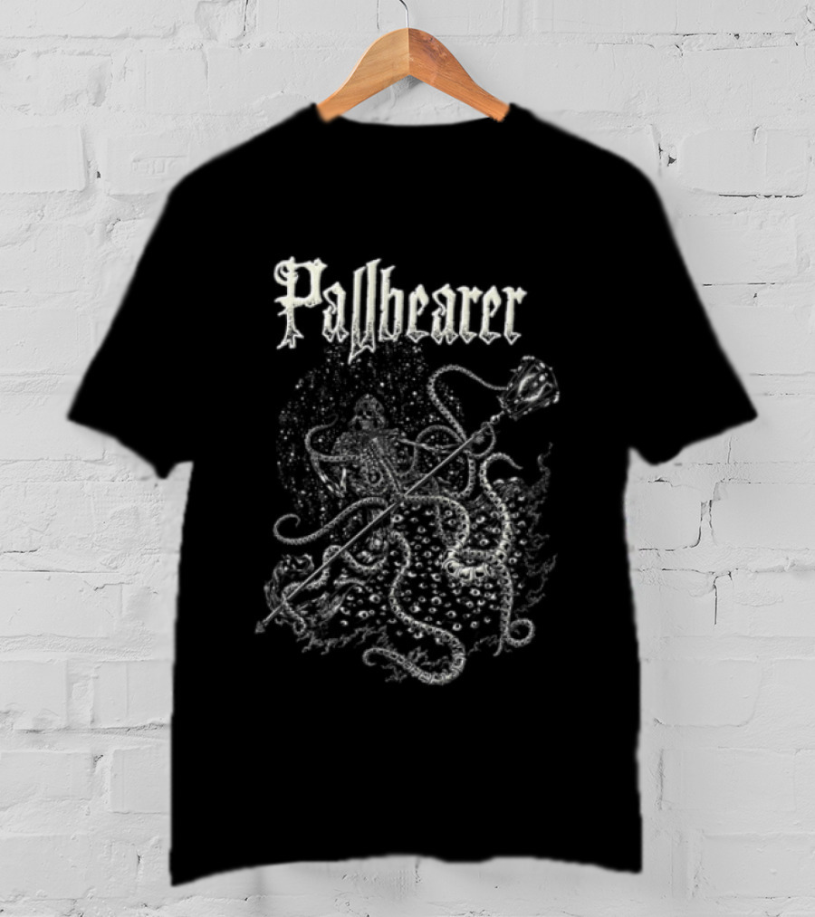 Pallbearer Er In The Dark Octopus Skeleton T-Shirt