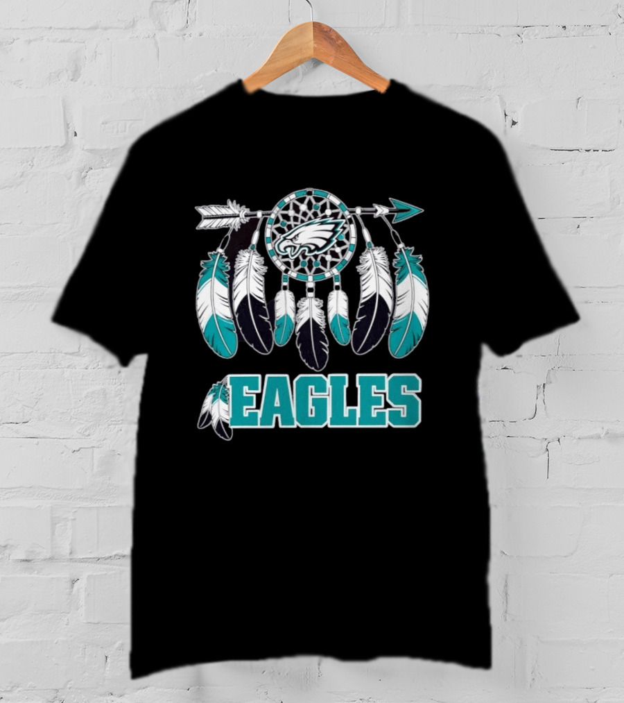 Philadelphia Eagles Dreamcatcher Feather NFL Fan Gear T-Shirt