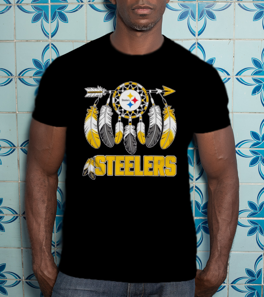 Pittsburgh Steelers Dreamcatcher Feather Arrow Chiefs T-Shirt