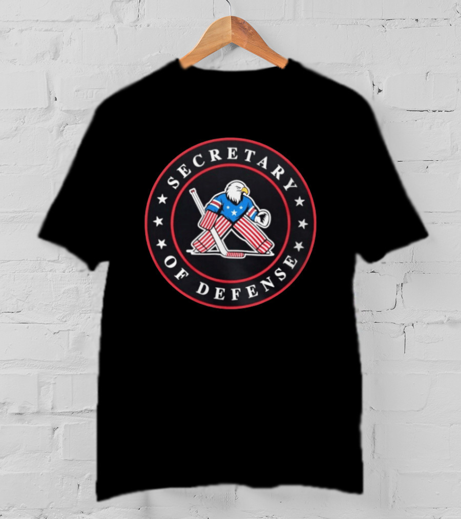 Secretary Of Defense USA Hockey American Eagle Goalie T-Shirt