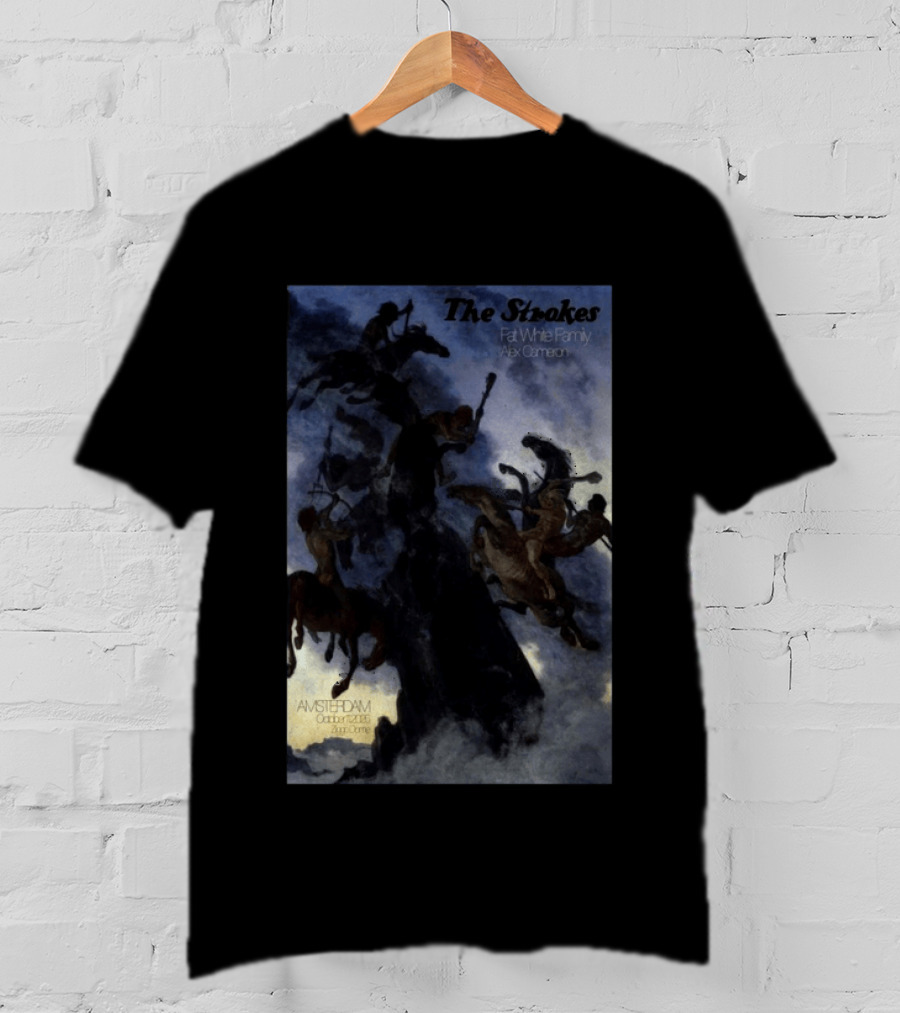 The Strokes Amsterdam 2026 Concert Fat White Family Alex Cameron T-Shirt