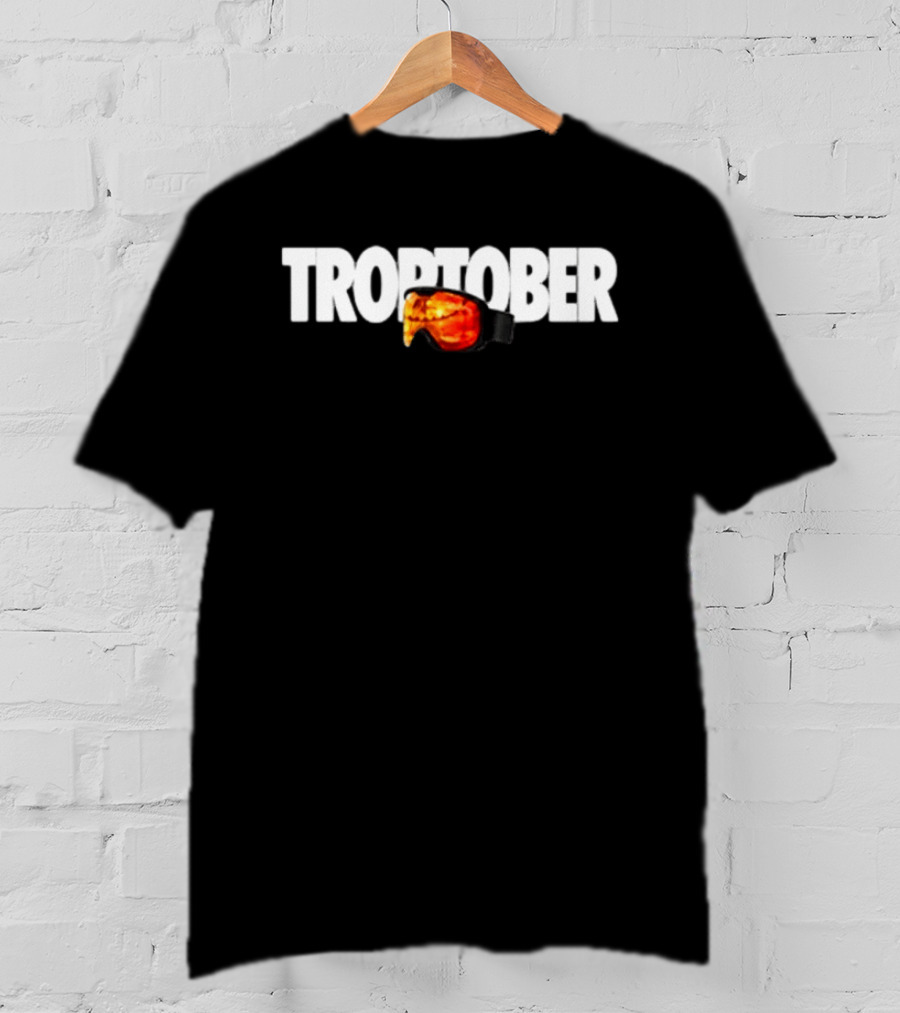 Troptober Skiing October Goggles T-Shirt